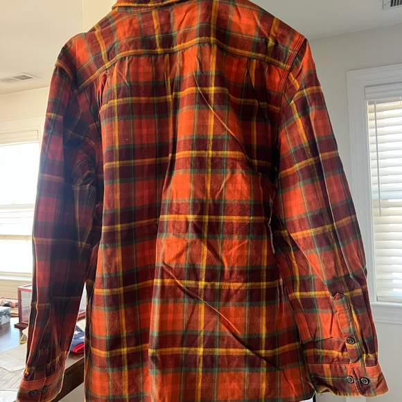 Carhartt Orange and Black Plaid Shirt - Picture 3 of 4